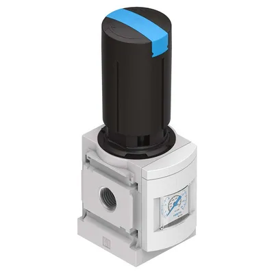 Регулатор Festo на налягане за пневматични системи 0.5-12 bar, 5500 л/мин, G 1/2 ", MS6-LR-1/2-D7-AS