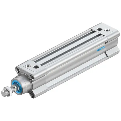Цилиндър Festo за пневматични задвижки двойнодействащ, ф 32х100 мм, 483 N, DSBC-32-100-PPVA-N3