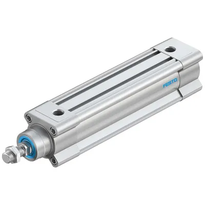 Цилиндър Festo за пневматични задвижки двойнодействащ, ф 40х125 мм, 754 N, DSBC-40-125-PPSA-N3