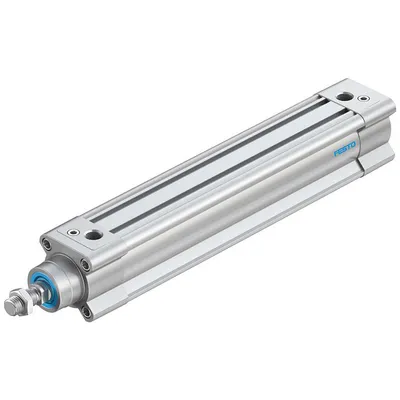 Цилиндър Festo за пневматични задвижки двойнодействащ, ф 40х200 мм, 754 N, DSBC-40-200-PPVA-N3