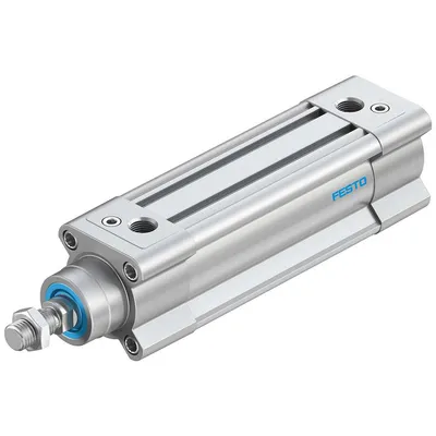 Цилиндър Festo за пневматични задвижки двойнодействащ, ф 40х80 мм, 754 N, DSBC-40-80-PPVA-N3