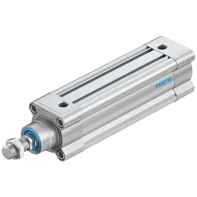 Цилиндър Festo за пневматични задвижки  двойнодействащ, ф 50х125 мм, 1178 N, DSBC-50-125-PPVA-N3