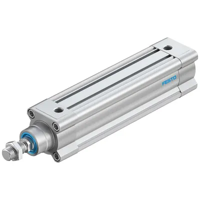 Цилиндър Festo за пневматични задвижки  двойнодействащ, ф 50х160 мм, 1178 N, DSBC-50-160-PPVA-N3