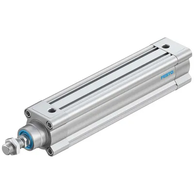 Цилиндър Festo за пневматични задвижки  двойнодействащ, ф 50х200 мм, 1178 N, DSBC-50-200-PPVA-N3