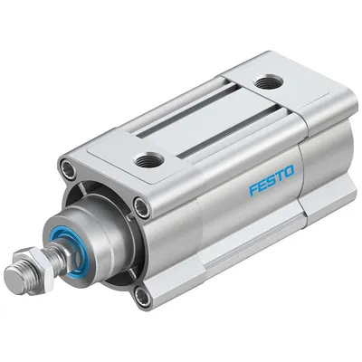 Цилиндър Festo за пневматични задвижки двойнодействащ, ф 63х40 мм, 1870 N, DSBC-63-40-PPSA-N3