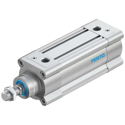 Цилиндър Festo за пневматични задвижки двойнодействащ, ф 63х80 мм, 1870 N, DSBC-63-80-PPVA-N3