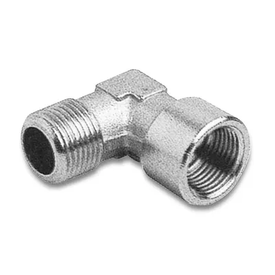 Коляно пневматично Festo резба - резба  1/4" x 1/4", NPFC-L-R14-G14-MF