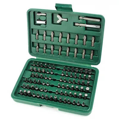 Комплект битове Mannesmann PH/PZ/SB/TX/SW/SP/RB/TS/TW с магнитен държач  1/4", 100 бр., M 29800