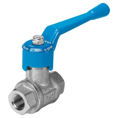 Кран пневматичен Festo сферичен  2x1/4", QH-1/4