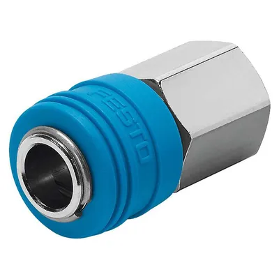 Съединител пневматичен Festo бърза връзка - резба 1/4", 7.2 мм, KD4-1/4-I