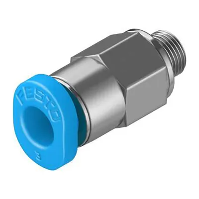 Съединител пневматичен Festo Push In шлаух - резба мини М3, шлаух 3 мм, QSM-M3-3