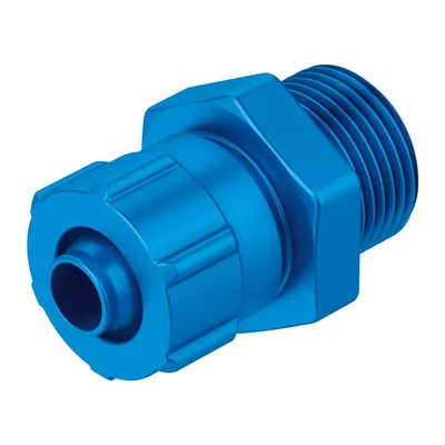 Съединител пневматичен Festo резба - маркуч 6 мм х 1/8", CK-1/8-PK-6