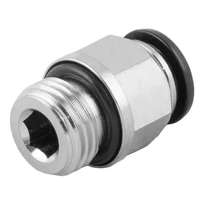 Съединител пневматичен Konfit Push In шлаух - резба  1/2", шлаух 15 мм, RP51