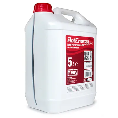Синтетично масло Fini за въздушни компресори  5 л, RotEnergyPlus 46 cSt
