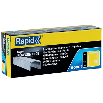 Скоби за такери Rapid  тип 13, 10.6x0.75x10 мм, 5000 бр.