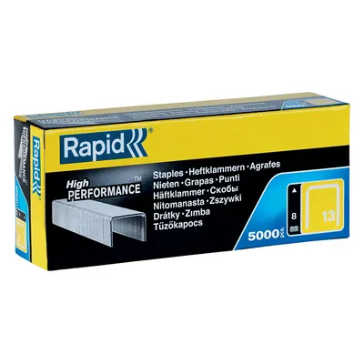 Скоби за такери Rapid  тип 13, 10.6x0.75x8 мм, 5000 бр.