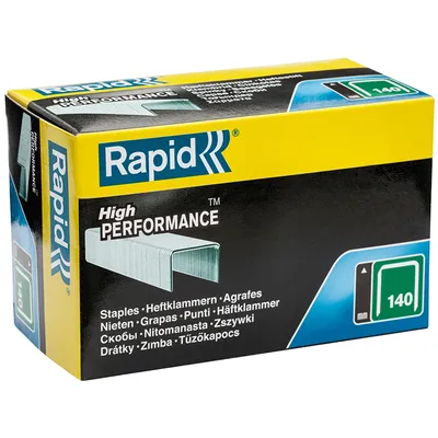 Скоби за такери Rapid  тип 140, 10.6x1.25x12 мм, 5000 бр.