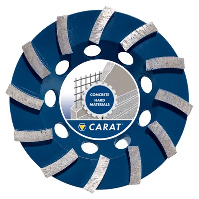 Диск диамантен за шлайфане Carat на бетон 125 мм, 22.23 мм, CUDG