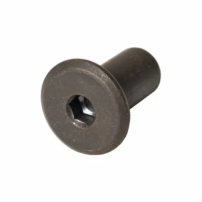 Гайка мебелна K&J Fastener съединителна оксидирана M6, 1 мм, 12 мм, 100 бр./опак.