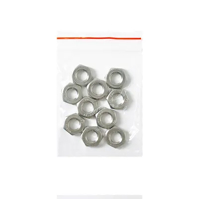 Гайка ниска Inox Mare неръждаема A2, M10, 1.5 мм, 5 мм, 7.0, 10 бр./опак., DIN 439
