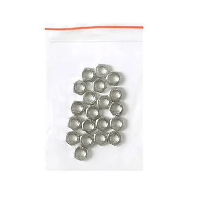 Гайка ниска Inox Mare неръждаема  A2, M6, 1 мм, 3.2 мм, 7.0, 20 бр./опак., DIN 439