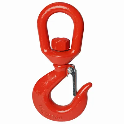 Кука за кран QD Rigging China с въртяща се глава с палец  7.5 т