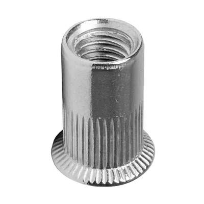Нит гайка Inox Mare с фрезенк A2, M6, 1 мм, 14 мм, 7.0, 250 бр./опак.
