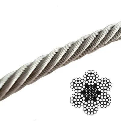 Въже стоманено QD Rigging China поцинковано ф 8 мм, 6х19, 700 кг