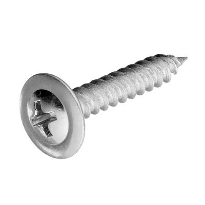 Винт за метал Shanghai K&J Fasteners с полуобла глава с борд самонарезен поцинкован 4.2x41 мм, PH 2, 500 бр./опак., DIN 7981T