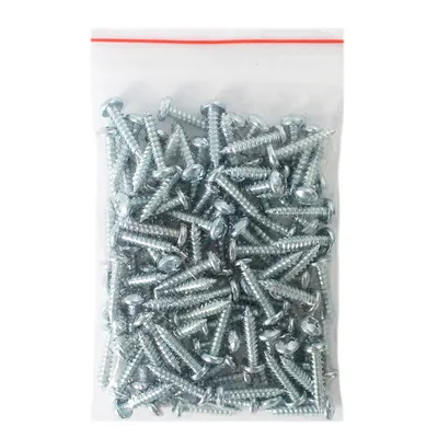 Винт за метал Vipa с полуобла глава PH самонарезен поцинковани  3.5x16 мм, PH 2, 100 бр./опак., DIN 7981 C