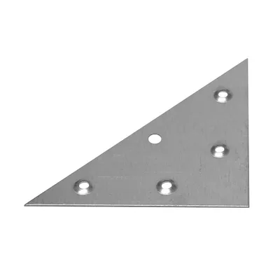 Планка плоска Krepeji 24 триъгълна  80x80x113x1 мм, TR2