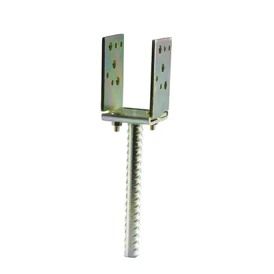 Планка стъпка Amig с шиш за греда 70x200x60-140 мм, 351
