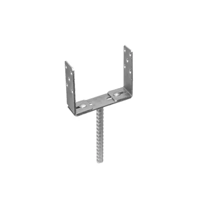 Планка стъпка DMX с регулируема широчина, с шиш 60-200x136х201x4 мм, PSRU 60-200