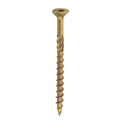 Винт за дърво DMX с фрезенкова глава, поцинкован жълт 10x280 мм, TX 40, CS