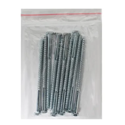 Винт за дърво K&J Fastener с шестостенна глава поцинкован 6x110 мм, SW 10, 10 бр./опак., DIN 571