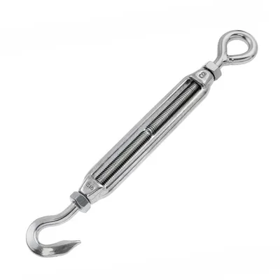 Обтегач за въжета Inox Mare неръждаем ухо-кука, M16x250x580 мм, 600 кг