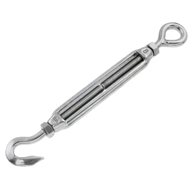 Обтегач за въжета Inox Mare неръждаем ухо-кука, M20x300 мм, 900 кг