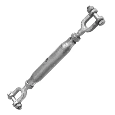 Обтегач за въжета QD Rigging China тръбен вилка-вилка, 320 кг, M8x250x350 мм
