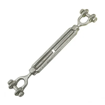 Обтегач за въжета QD Rigging China  вилка-вилка, 410 кг, M8x110x195 мм, DIN 1480
