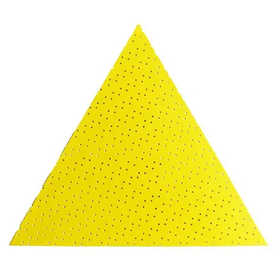 Шкурка за ротационен шлайф Useit с велкро, триъгълна  300x300x300 мм, P100, SuperPad