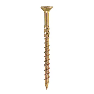 Винт за дърво DMX с фрезенкова глава, поцинкован жълт 4.5x70 мм, TX 20, 200 бр./опак., CS