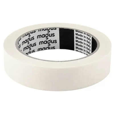 Хартиено тиксо Magus  25 мм, 45 м, бяло