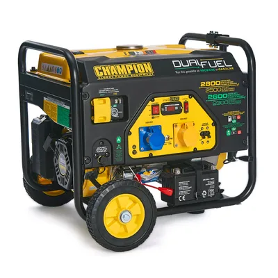 Комбиниран генератор за ток Champion  2800 W, 3.75 к.с., 16 A, 230 V, CPG3500E2-DF-EU