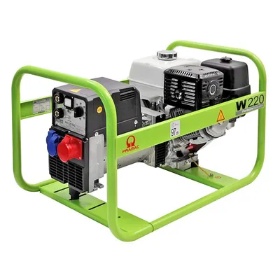 Комбиниран заваръчен агрегат Pramac с генератор на ток  6100 W, 13 к.с., 220 A, 230/400 V, W220 TDC