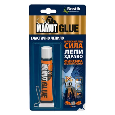 Лепило универсално Bostik полимерно 25 мл, Mamut