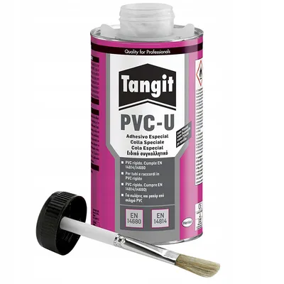 Лепило за твърдо PVC Tangit поливинилхлоридно  250 г, PVC-U