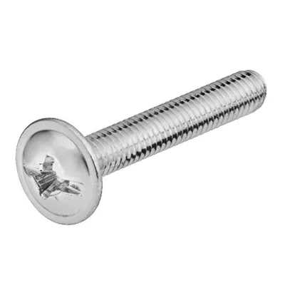 Винт с полуобла глава Vipa за метал, с борд, кръстат шлиц, поцинкован M4x22 мм, PZ 2, 0.7 мм, 6.8, DIN 967