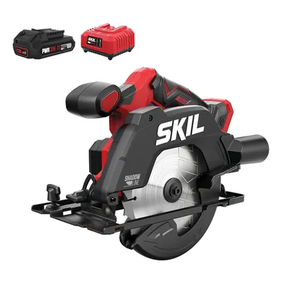 Акумулаторен ръчен циркуляр Skil  с 1 батерия и зарядно, 18 V, 2.5 Ah, ф 165 мм, 5500 об./мин, 3551 CA