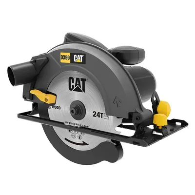 Електрически ръчен циркуляр Caterpillar  1400 W, ф 185 мм, 5800 об./мин, 0-45 °, DX59