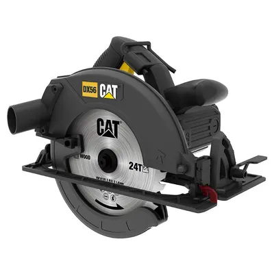 Електрически ръчен циркуляр Caterpillar  1800 W, ф 185 мм, 6000 об./мин, 0-56 °, DX56